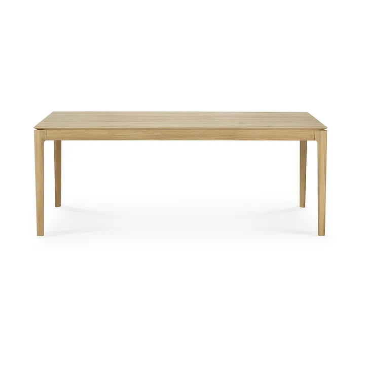 Mesa de comedor Bok 200/300x100x76 cm - Roble tratado con aceite de cera dura - Ethnicraft