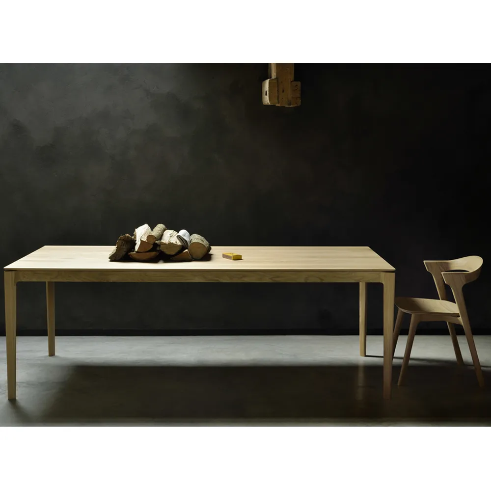 Mesa de comedor Bok 220x95 cm, Roble con aceite duro encerado Ethnicraft
