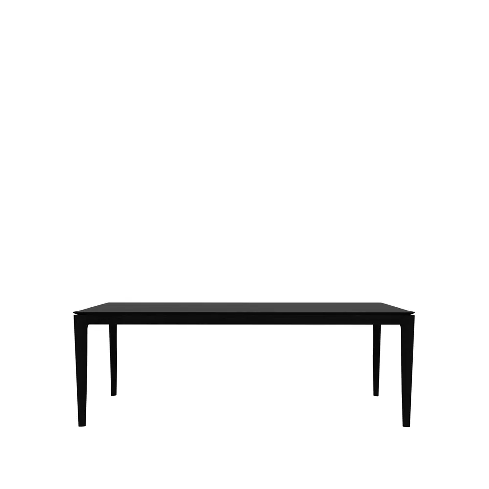 Mesa de comedor Bok 220x95 cm, Roble teñido negro Ethnicraft