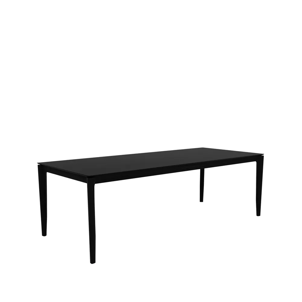 Mesa de comedor Bok 240x100 cm, Roble teñido negro Ethnicraft