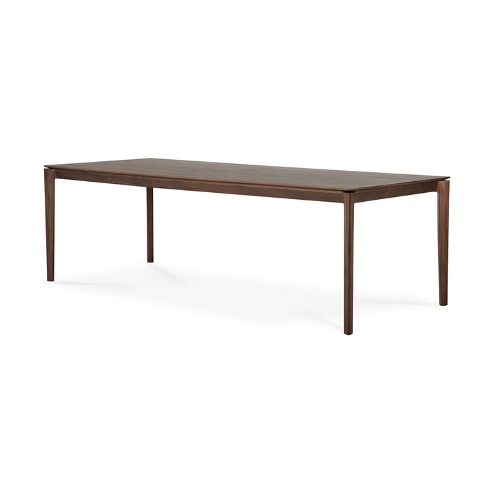 Mesa de comedor Bok 240x100 cm - Teca barnizada marrón - Ethnicraft