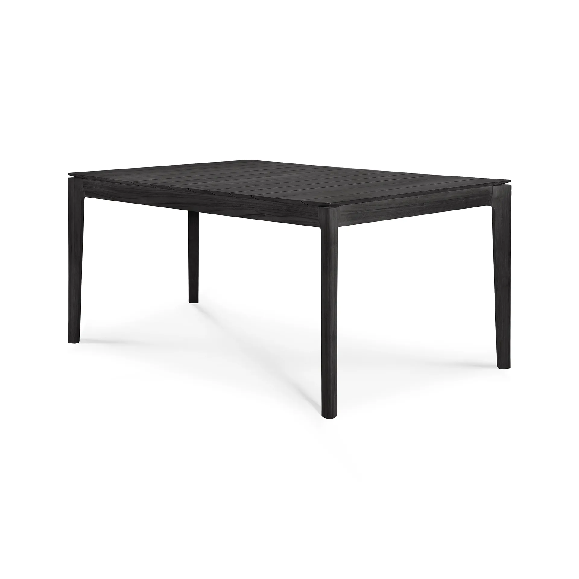 Mesa de comedor Bok outdoor teka lacado negro, 162 x 80 cm Ethnicraft