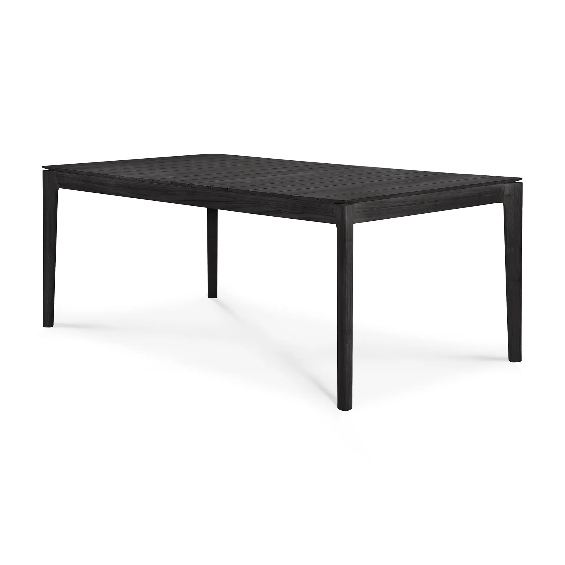 Mesa de comedor Bok outdoor teka lacado negro, 200 x 100 cm Ethnicraft