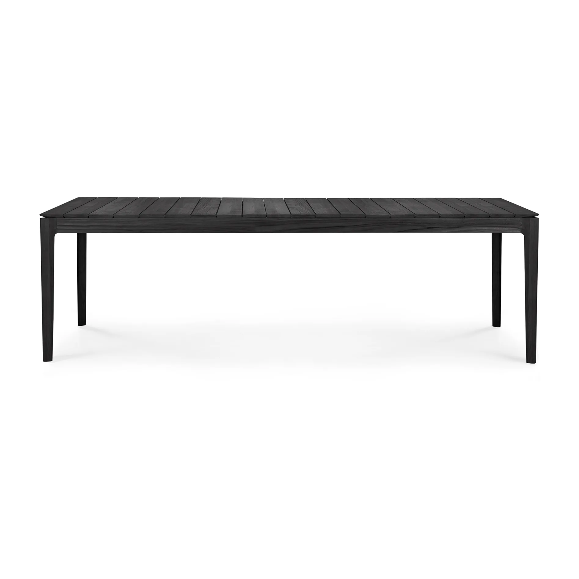 Mesa de comedor Bok outdoor teka lacado negro, 250 x 100 cm Ethnicraft