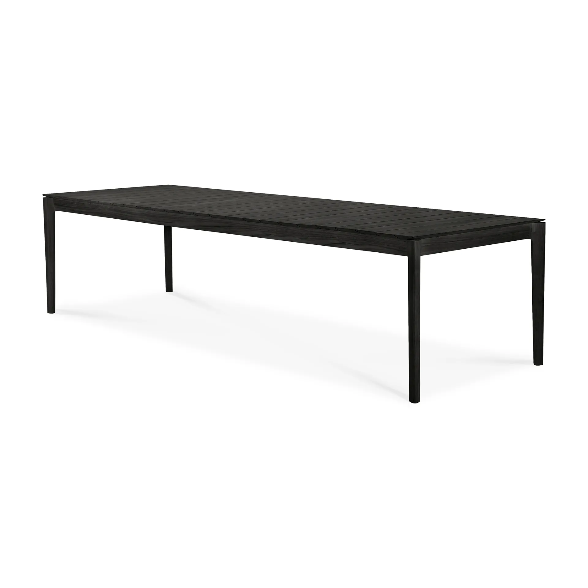 Mesa de comedor Bok outdoor teka lacado negro, 300 x 110 cm Ethnicraft