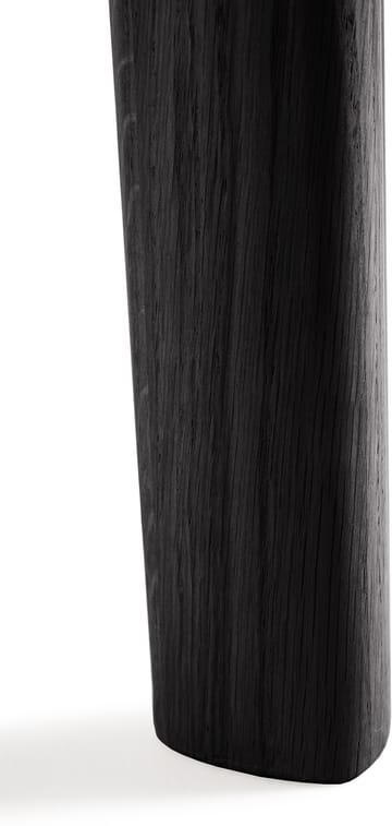Mesa de comedor Bok ovalada 129/179x100x76 cm - Roble teñido negro - Ethnicraft
