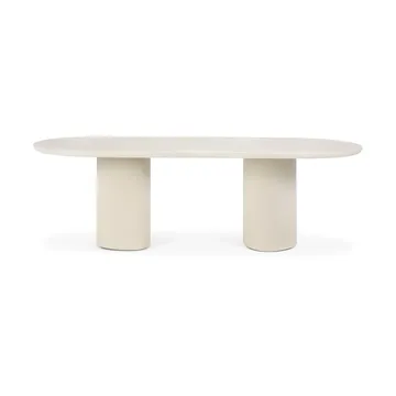 Mesa de comedor Elements Oblong - Blanco roto - Ethnicraft