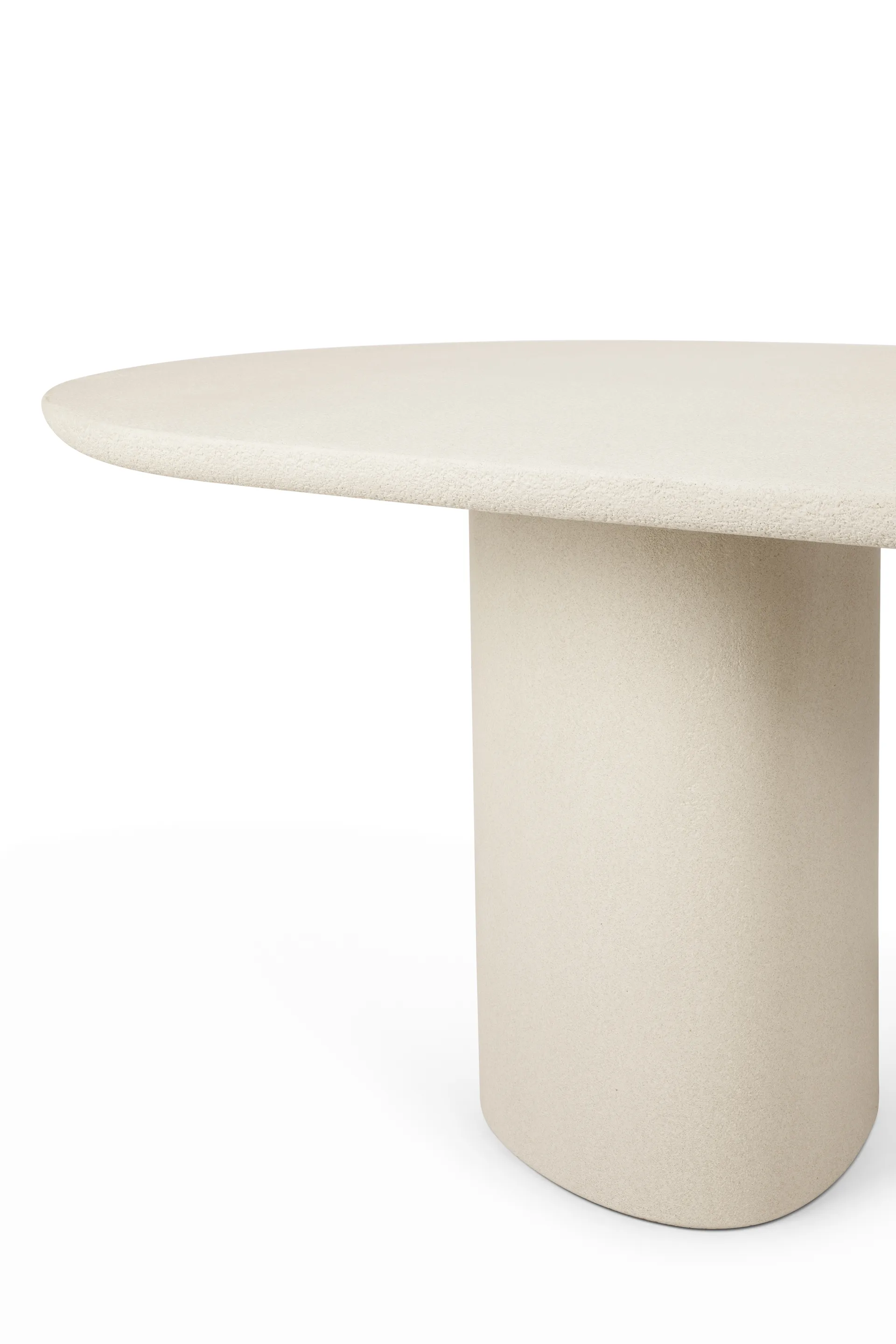 Mesa de comedor Elements Oblong, Blanco roto Ethnicraft