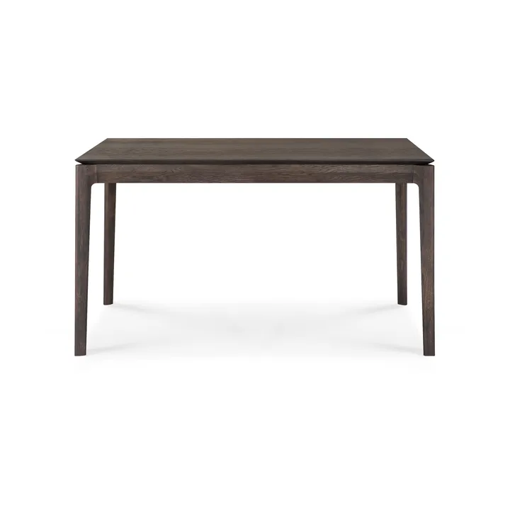 Mesa de comedor extensible Bok  - Roble lacado en color marrón, 90x140/220 cm - Ethnicraft