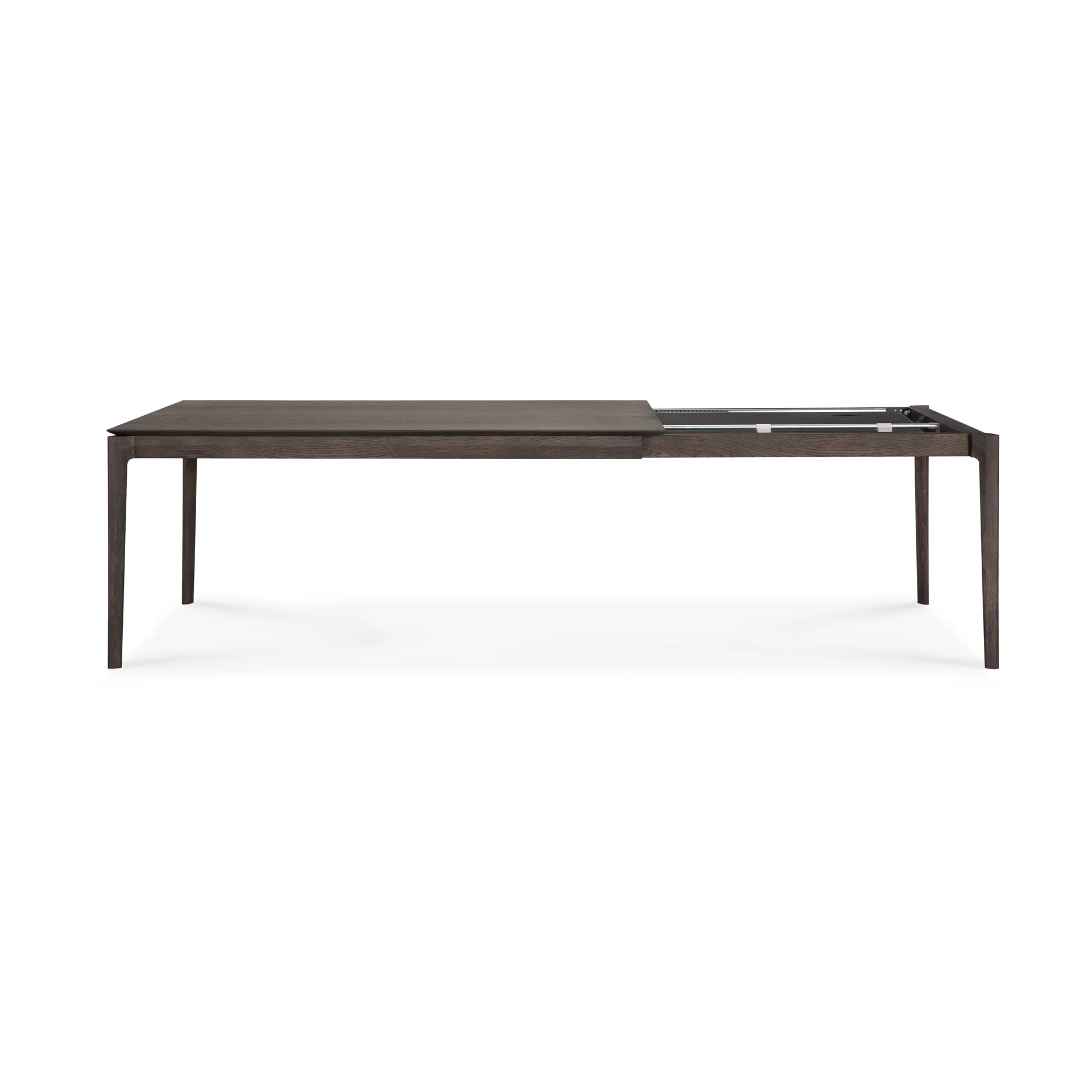 Mesa de comedor extensible Bok , Roble lacado en marrón, 100×180/280 cm Ethnicraft