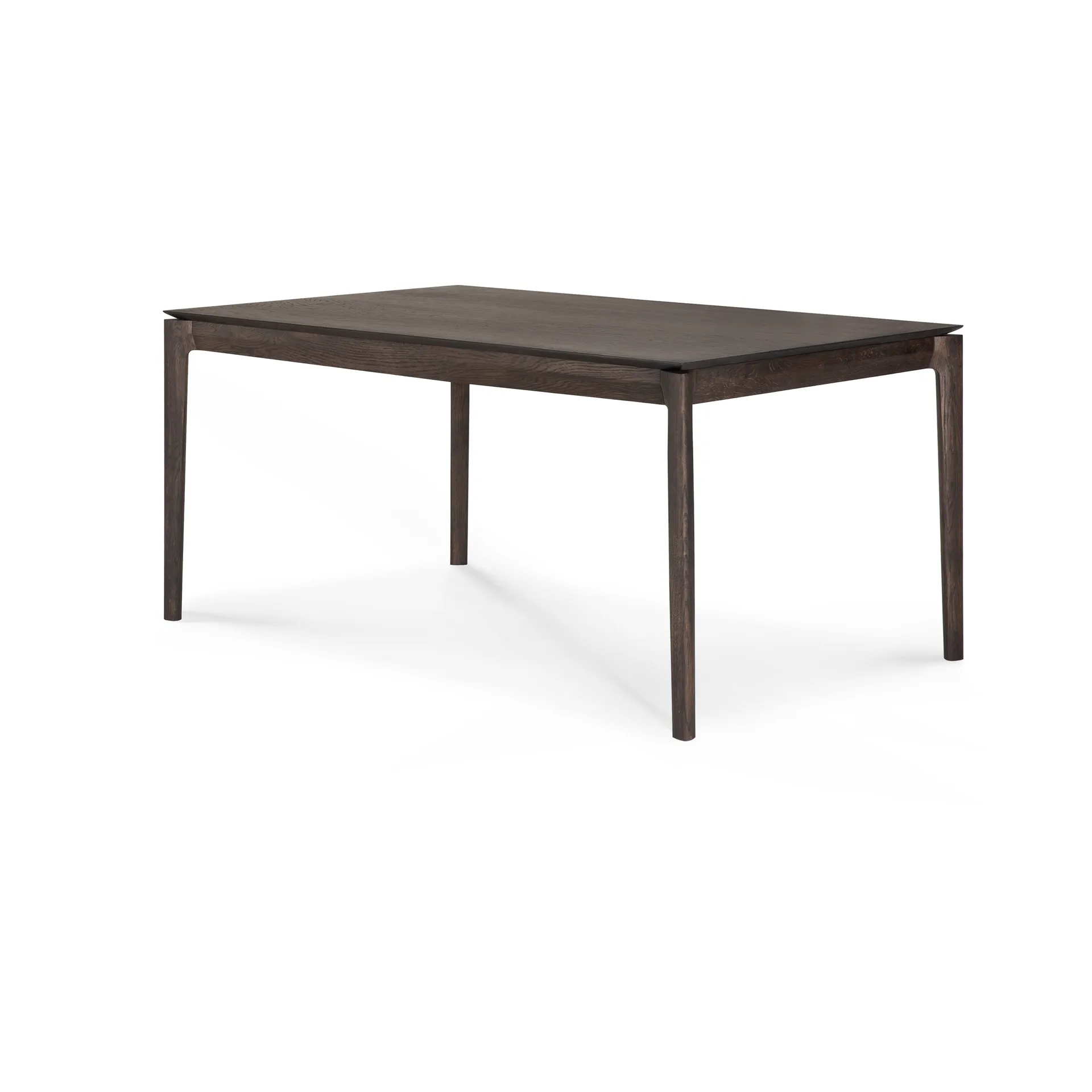 Mesa de comedor extensible Bok , Roble lacado en marrón, 90x160/240 cm Ethnicraft