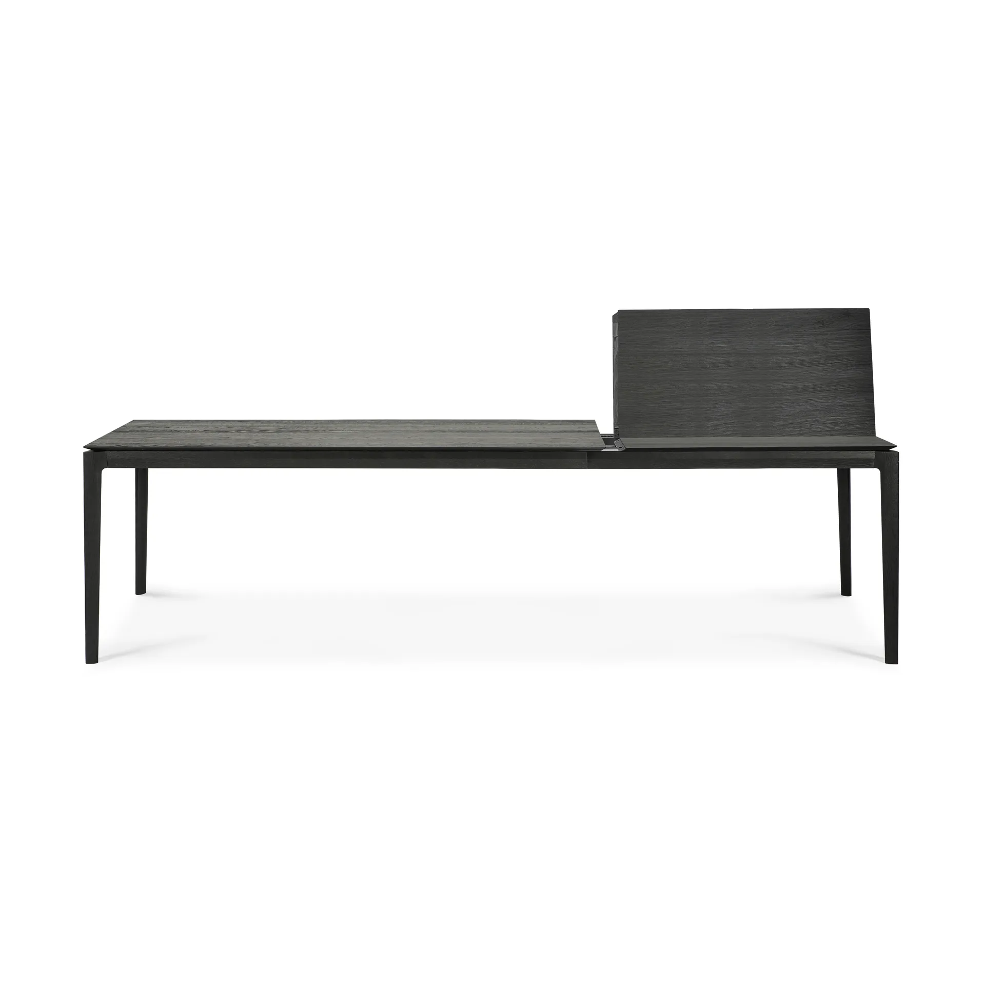 Mesa de comedor extensible Bok , Roble lacado en negro, 100x200/300 cm Ethnicraft