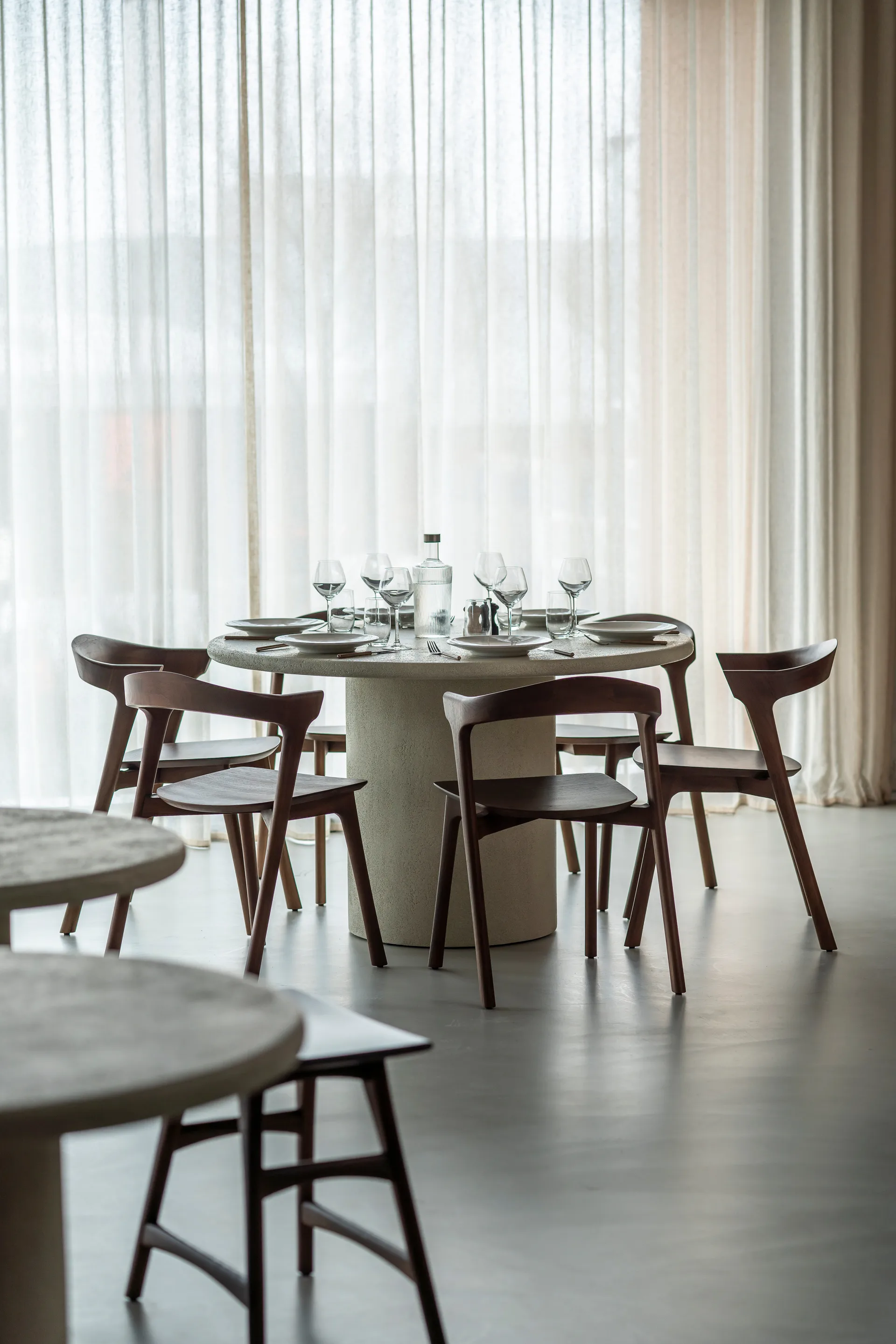 Mesa Elements, Off White, Ø125 cm Ethnicraft