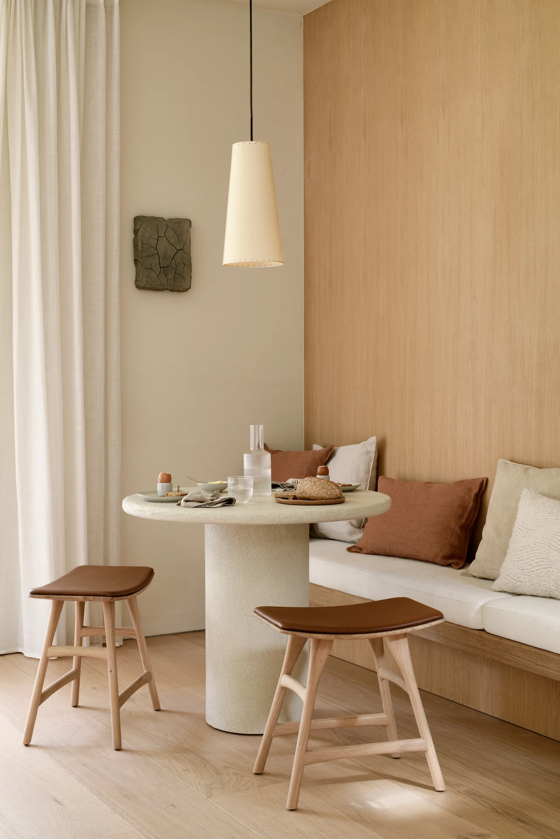 Mesa Elements, Off White, Ø90 cm Ethnicraft