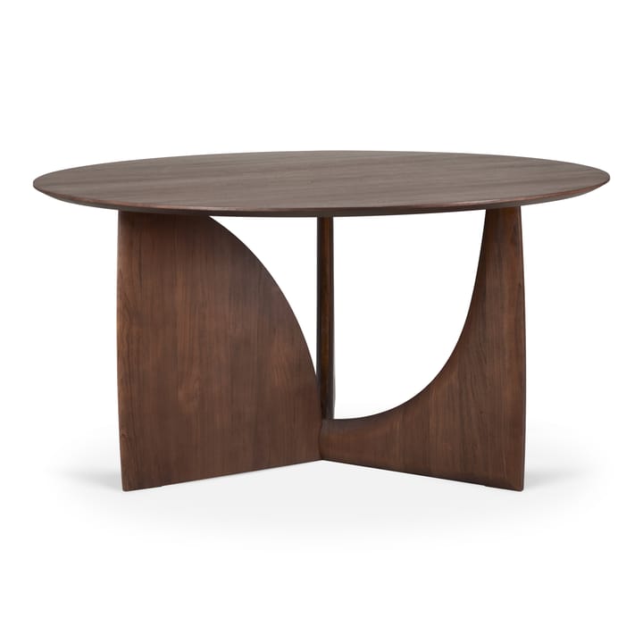Mesa Geometric - Teca teñida oscura 150 cm - Ethnicraft