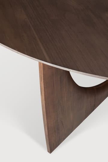 Mesa Geometric - Teca teñida oscura 150 cm - Ethnicraft