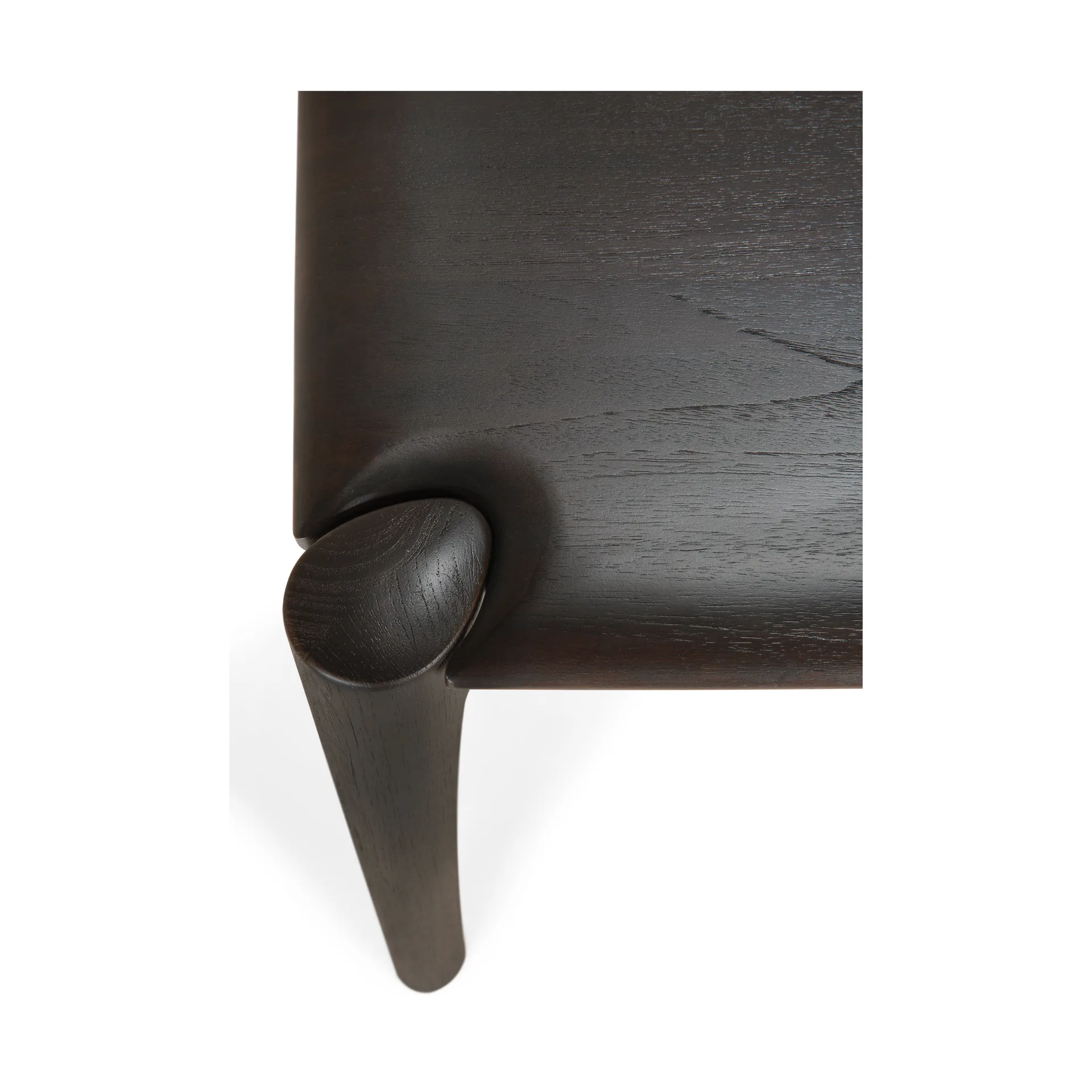 Mesa PI, Dark brown teak, 180x90 cm Ethnicraft