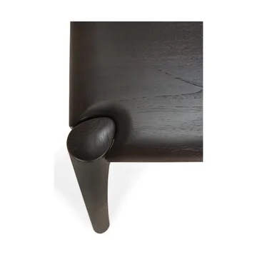 Mesa PI - Dark brown teak, 180x90 cm - Ethnicraft