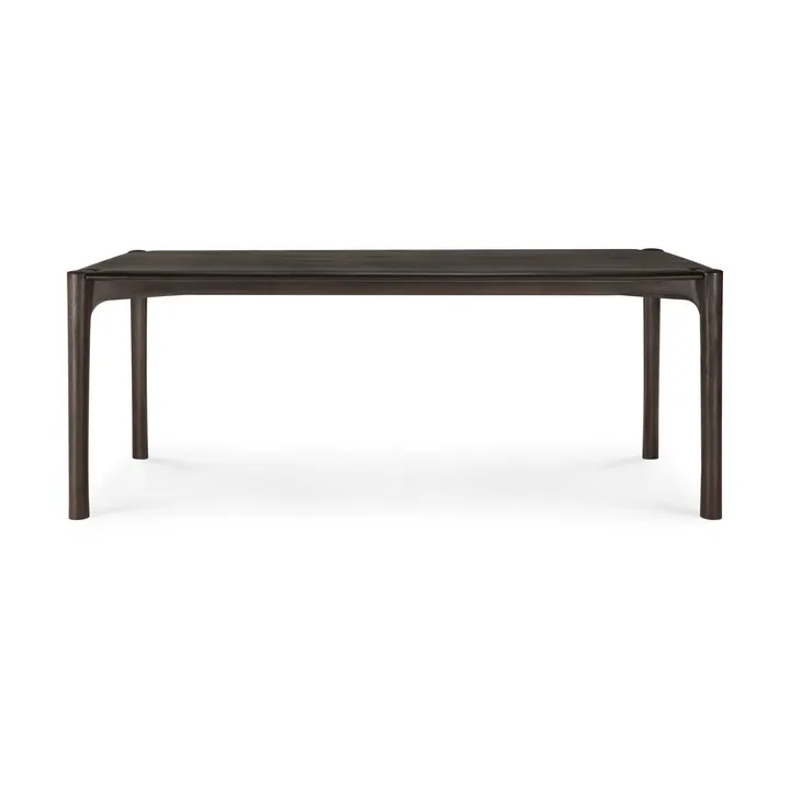Mesa PI - Dark brown teak, 200×95 cm - Ethnicraft