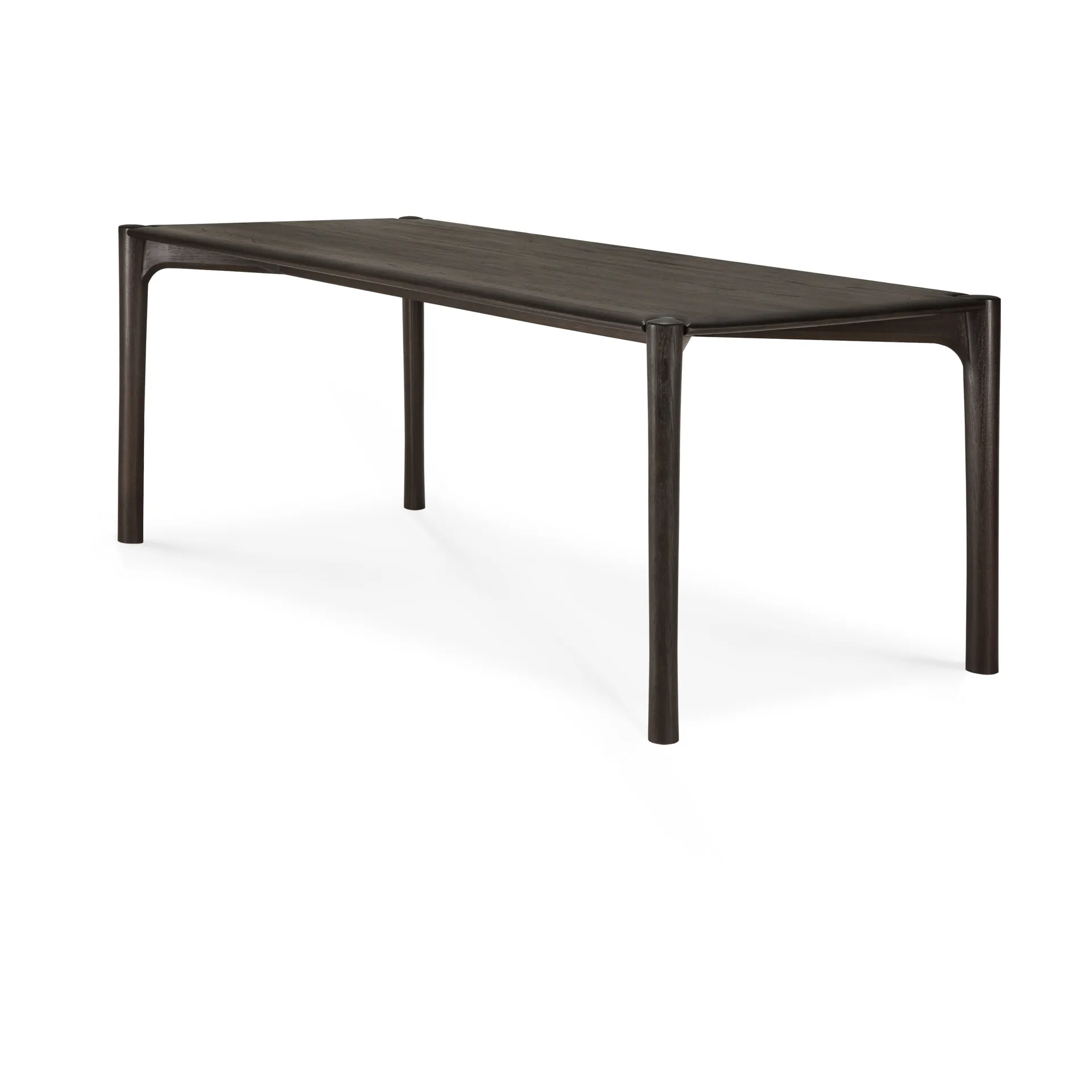 Mesa PI, Dark brown teak, 200×95 cm Ethnicraft