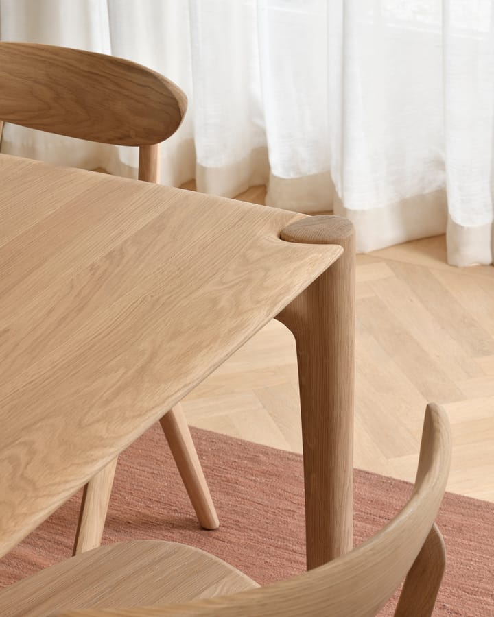 Mesa PI en roble aceitado con cera dura, 240 x 100 x 76 cm Ethnicraft
