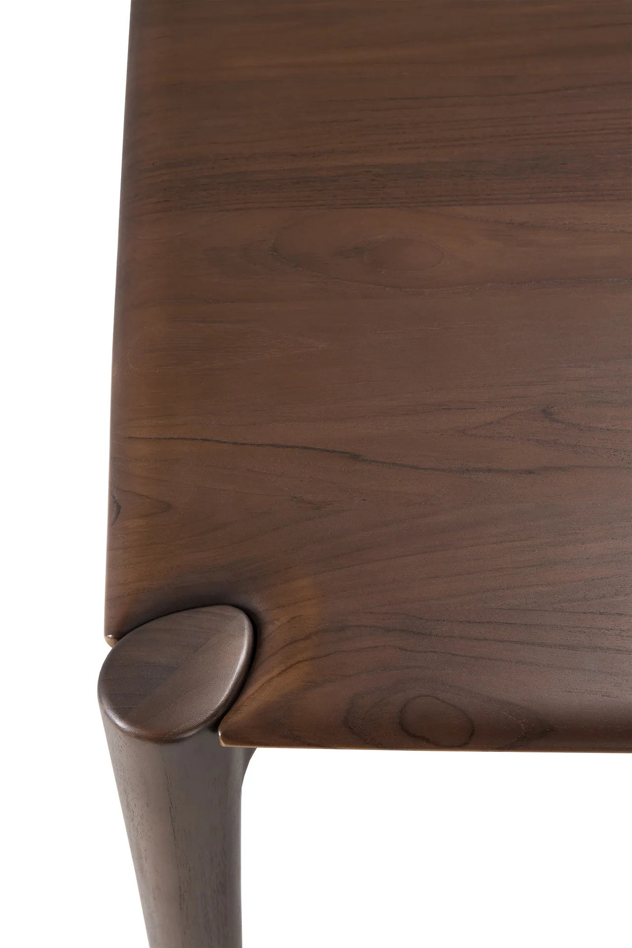 Mesa PI, Lackad teak brown, 160x80 cm Ethnicraft