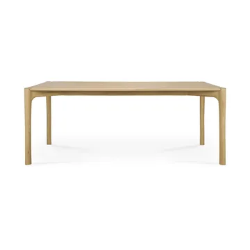 Mesa PI - Roble aceitado con cera dura, 200 x 95 x 76 cm - Ethnicraft