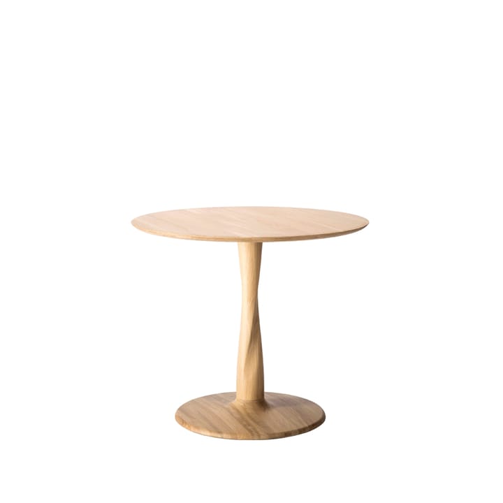 Mesa Torsion redonda – aceite duro con pigmento blanco - Ø 90 cm - Ethnicraft