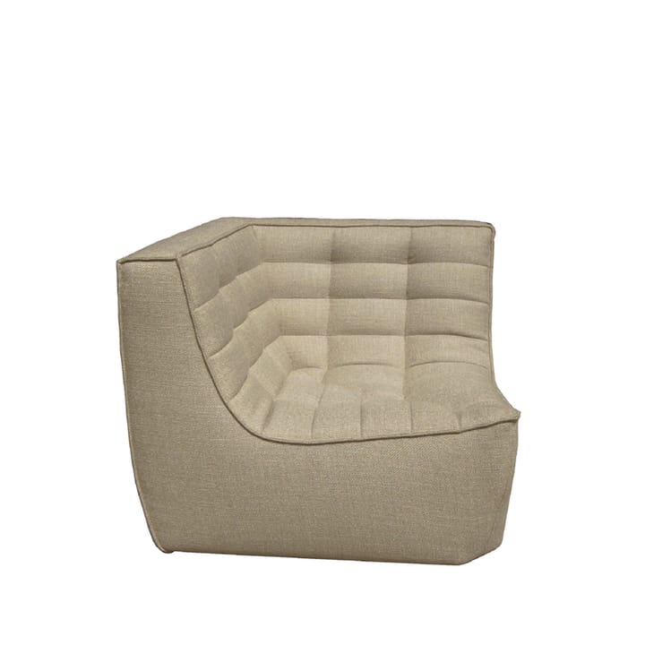 Módulo de esquina N701 recto - Tela beige - Ethnicraft