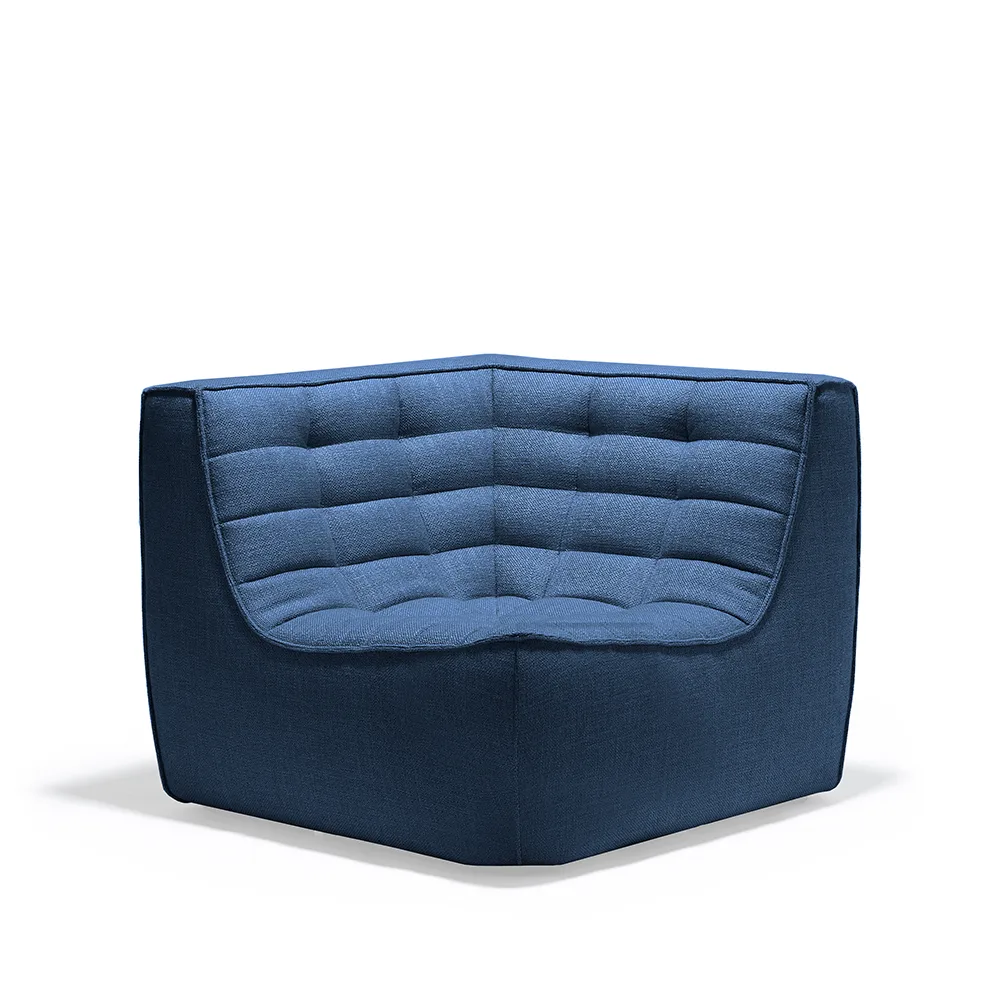 Módulo de esquina N701 recto, Tela blue Ethnicraft