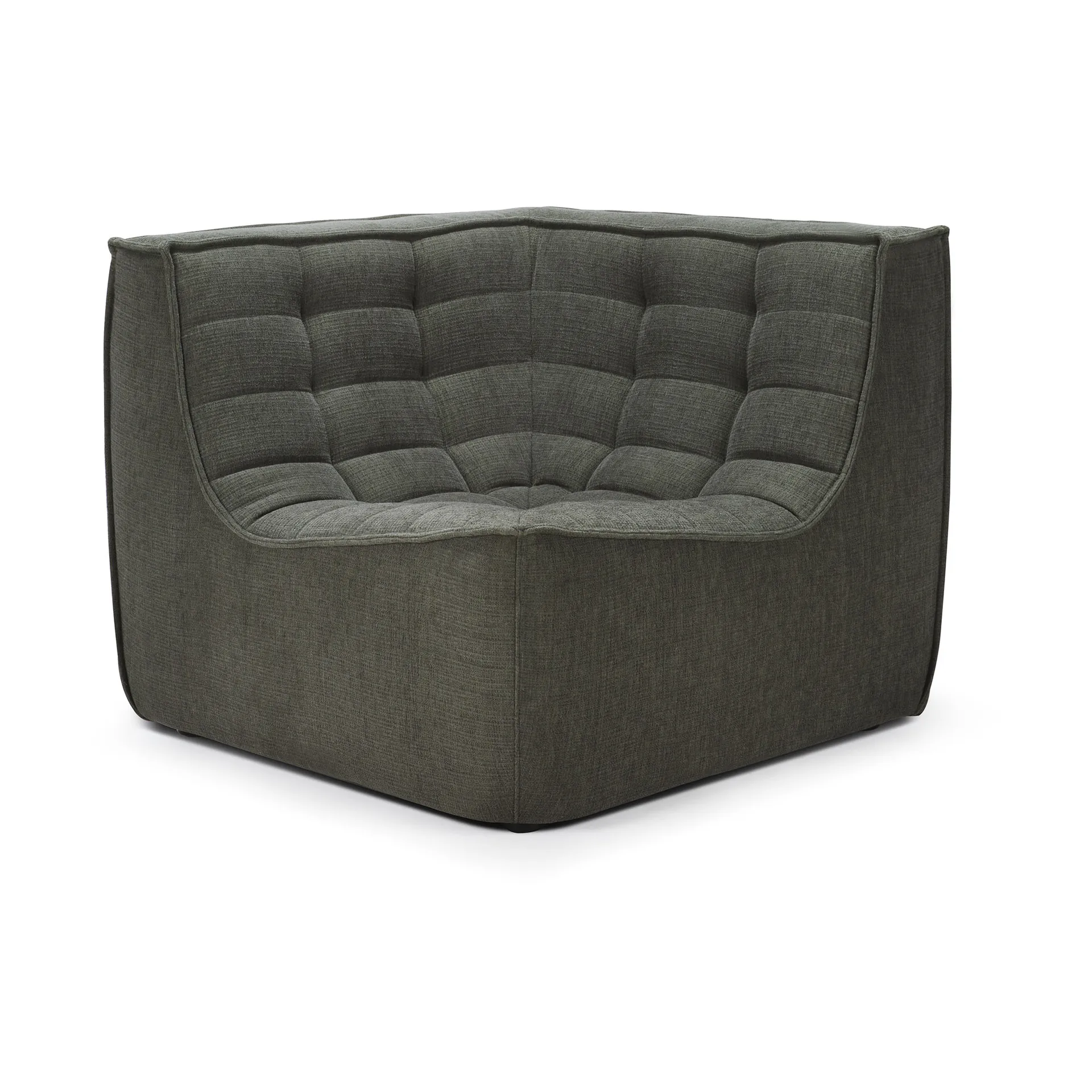 Módulo de esquina N701 recto, Tela Moss Eco Ethnicraft