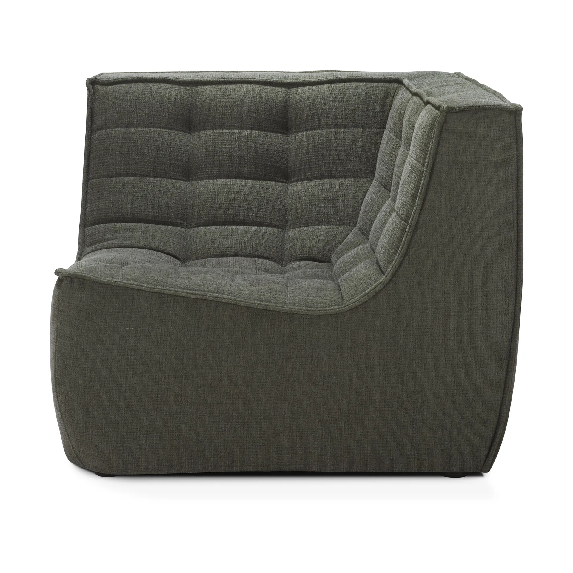 Módulo de esquina N701 recto, Tela Moss Eco Ethnicraft