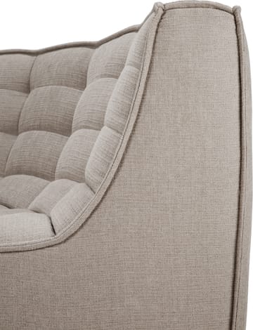 Módulo de esquina N701 redondeado 90° - Tela ecru beige - Ethnicraft