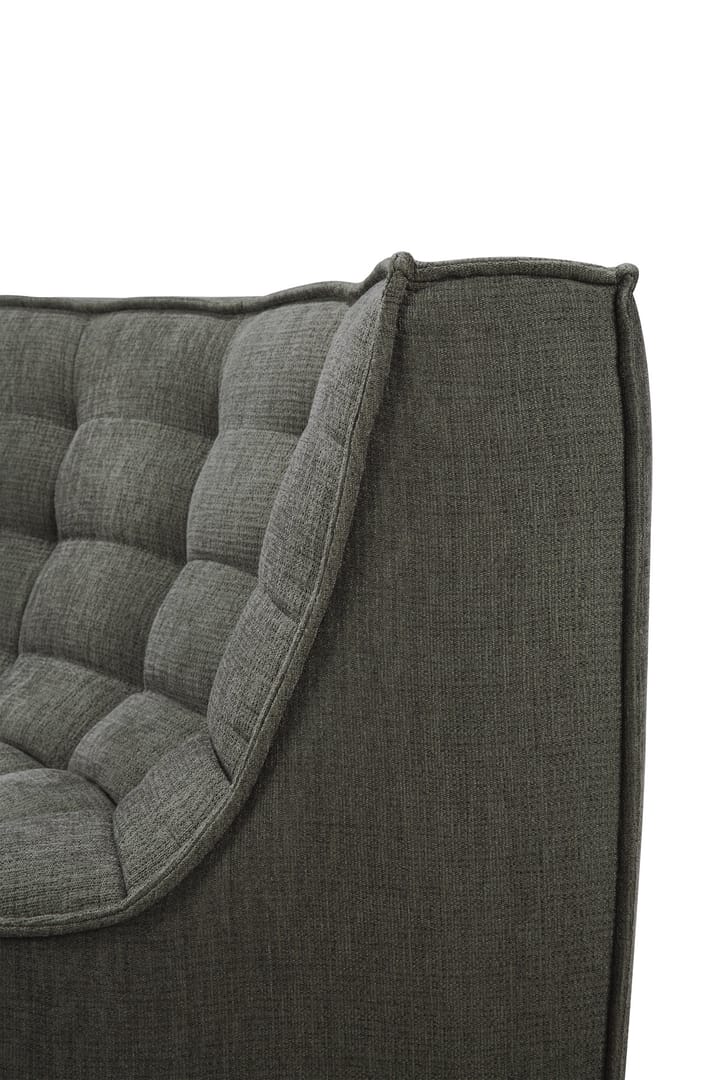 Módulo de esquina N701 redondeado 90°, Tela Moss Eco Ethnicraft