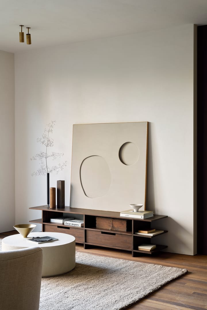 Mueble multimedia Kabuki, Teca teñida oscura Ethnicraft
