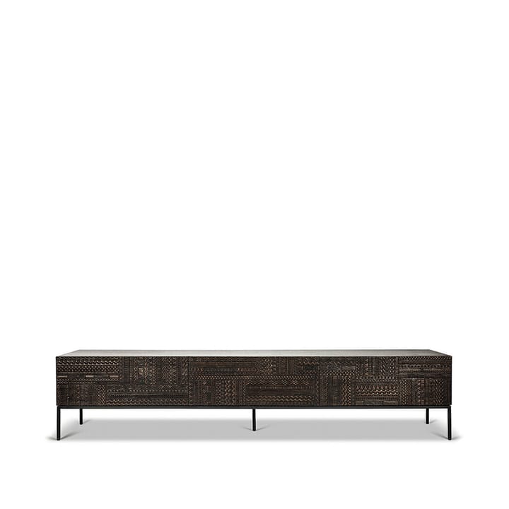 Mueble multimedia Tabwa  - Teca negra 51x240 cm - Ethnicraft