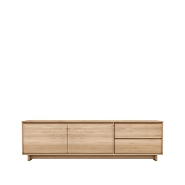 Mueble multimedia Wave 60x210 cm - Roble con aceite duro encerado - Ethnicraft