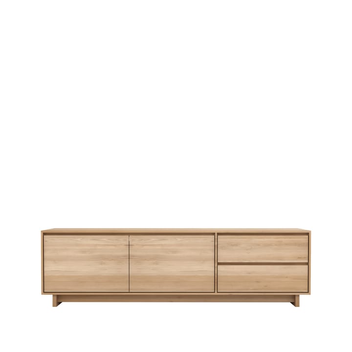 Mueble multimedia Wave 60x210 cm, Roble con aceite duro encerado Ethnicraft