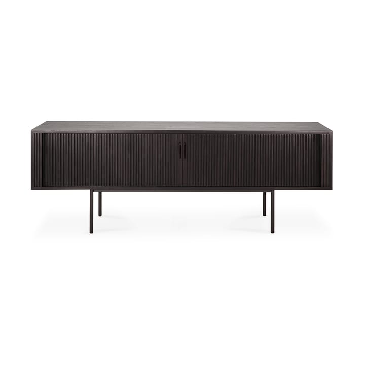 Mueble para TV Roller Max - Lackad teak-negro-2 puertas - Ethnicraft