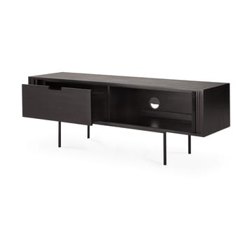 Mueble para TV Roller Max - Lackad teak-negro-2 puertas - Ethnicraft
