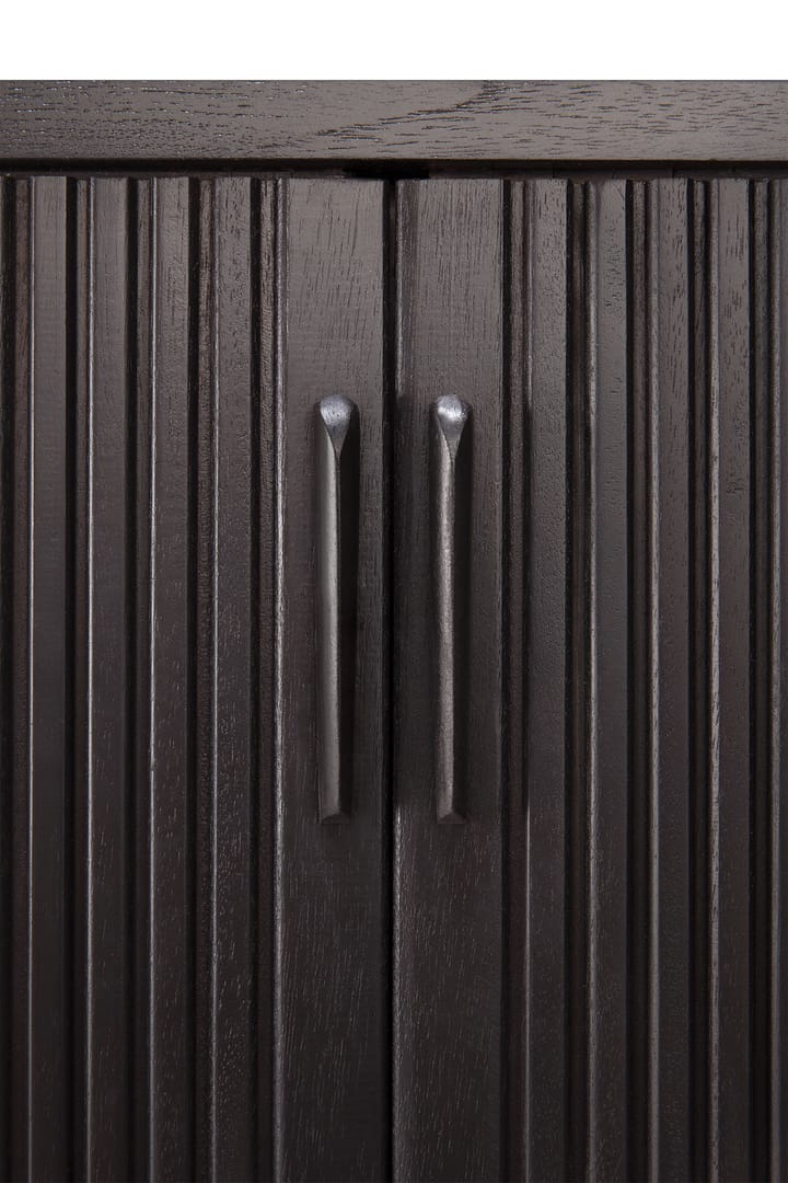 Mueble para TV Roller Max, Lackad teak-negro-2 puertas Ethnicraft