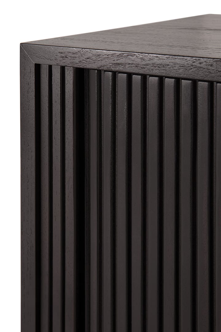 Mueble para TV Roller Max, Lackad teak-negro-2 puertas Ethnicraft
