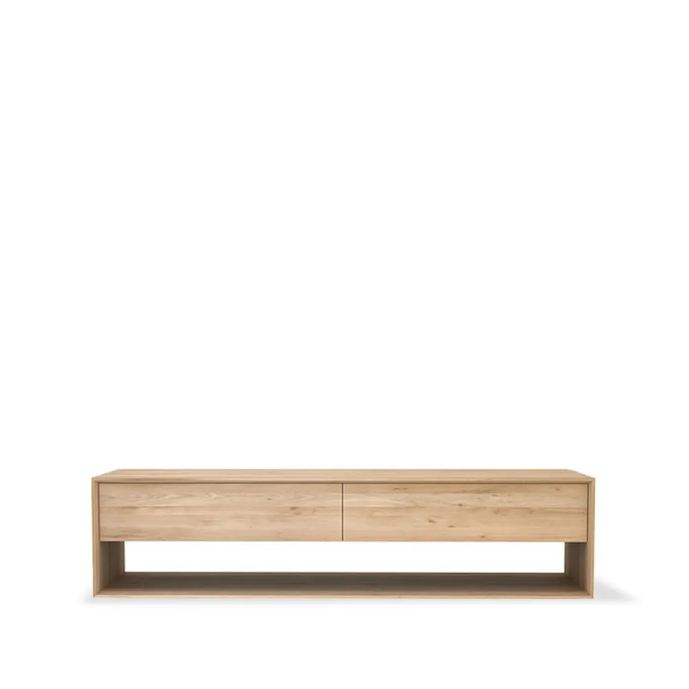 Mueble TV Nordic, Roble encerado 1 puerta 1 cajón 180 Ethnicraft