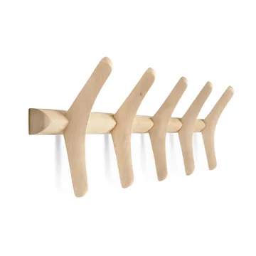 Perchero de pared PI - Plátano lacado, 70x21 cm - Ethnicraft