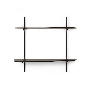 PI escritorio de pared - Madera de caoba dark brown, 140x48 cm - Ethnicraft