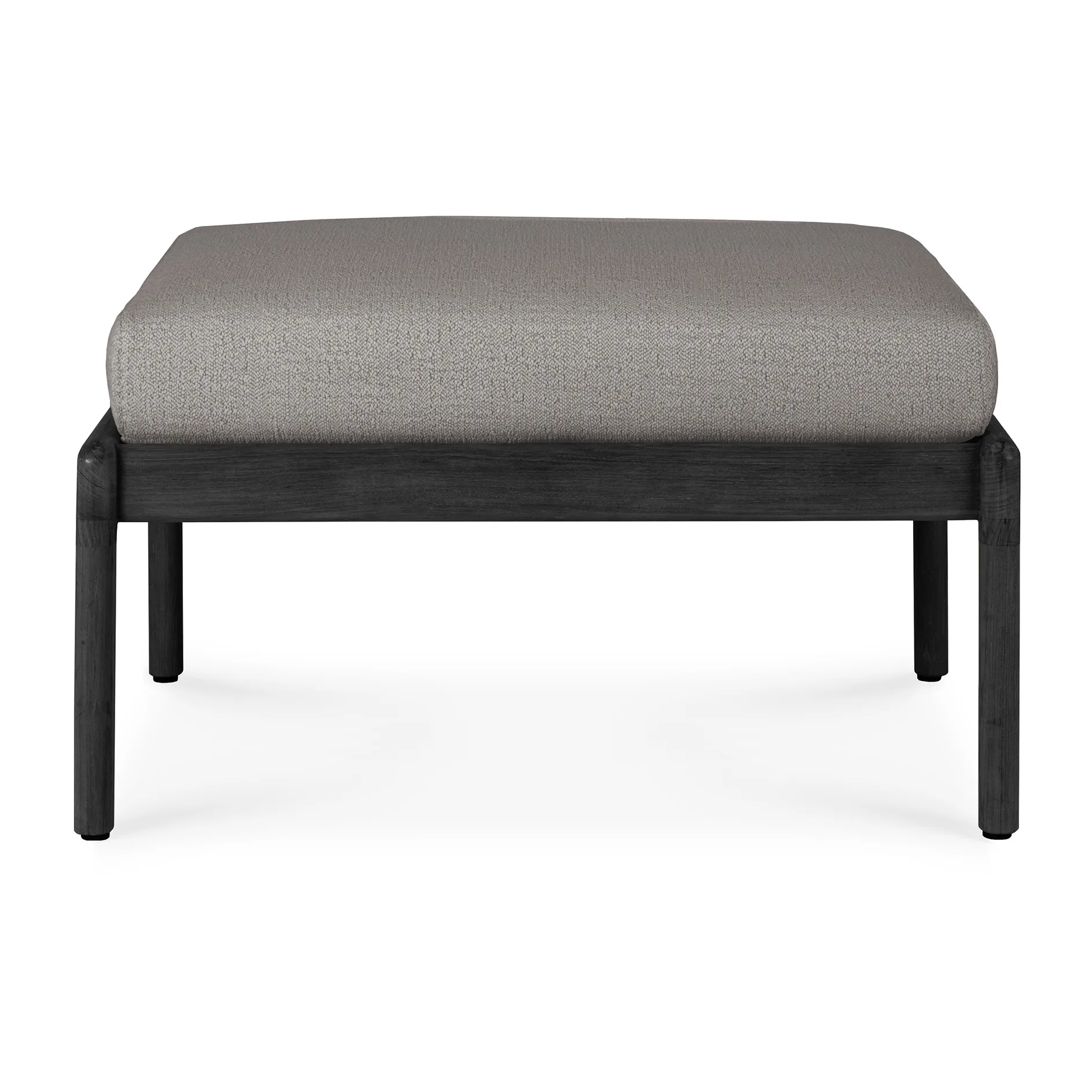 Puf Jack outdoor teca lacado negro, Mocha Ethnicraft