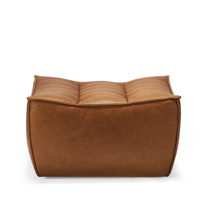 Reposapiés N701 70x70 cm - Anilina cuero brown - Ethnicraft