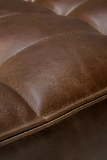 Reposapiés N701 70x70 cm - Cuero Chestnut - Ethnicraft