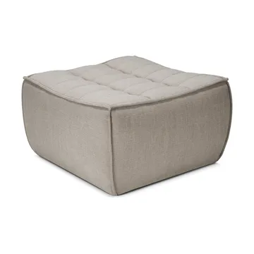Reposapiés N701 70x70 cm - Tela ecru beige - Ethnicraft
