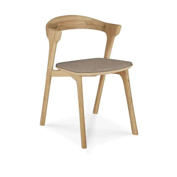 Silla Bok - Roble lacado-tela Warm grey - Ethnicraft